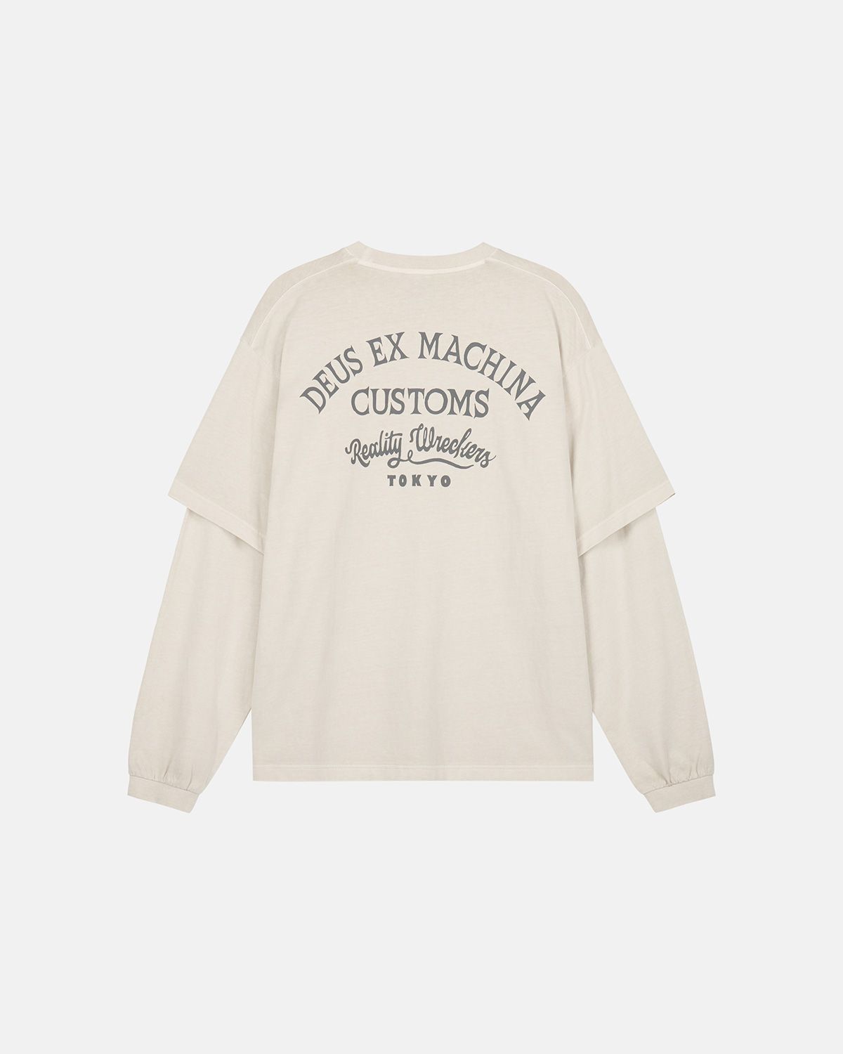 데우스 엑스 마키나(DEUS EX MACHINA) Marsden Layered Ls Tee_Beige