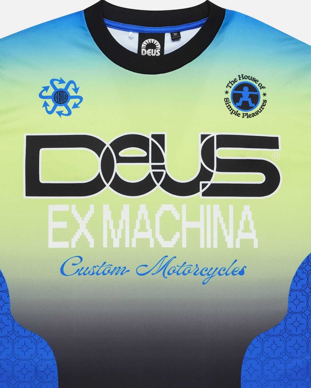 데우스 엑스 마키나(DEUS EX MACHINA) Manhole Moto Jersey_Black