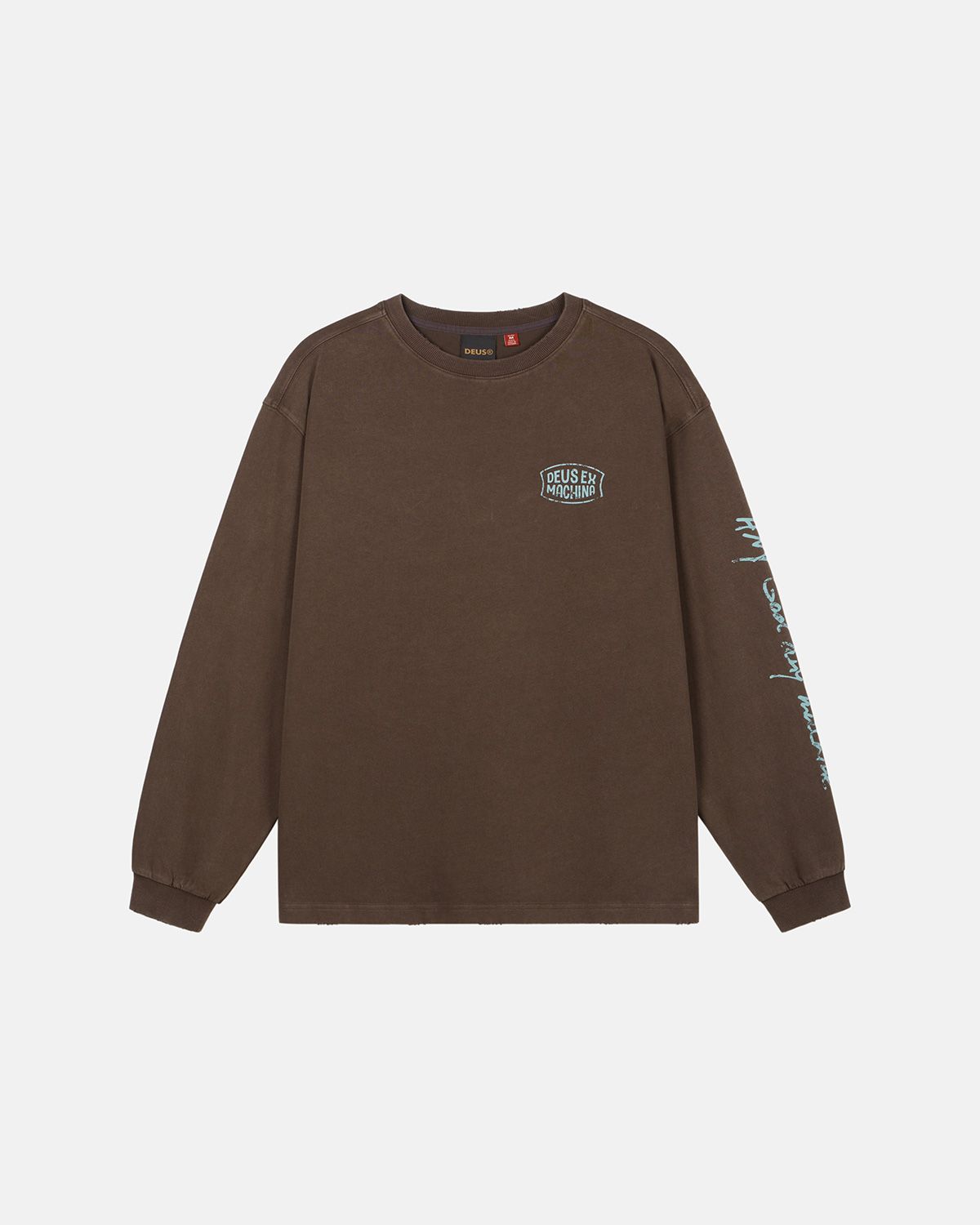 데우스 엑스 마키나(DEUS EX MACHINA) Graphic Ls Tee_Charcoal