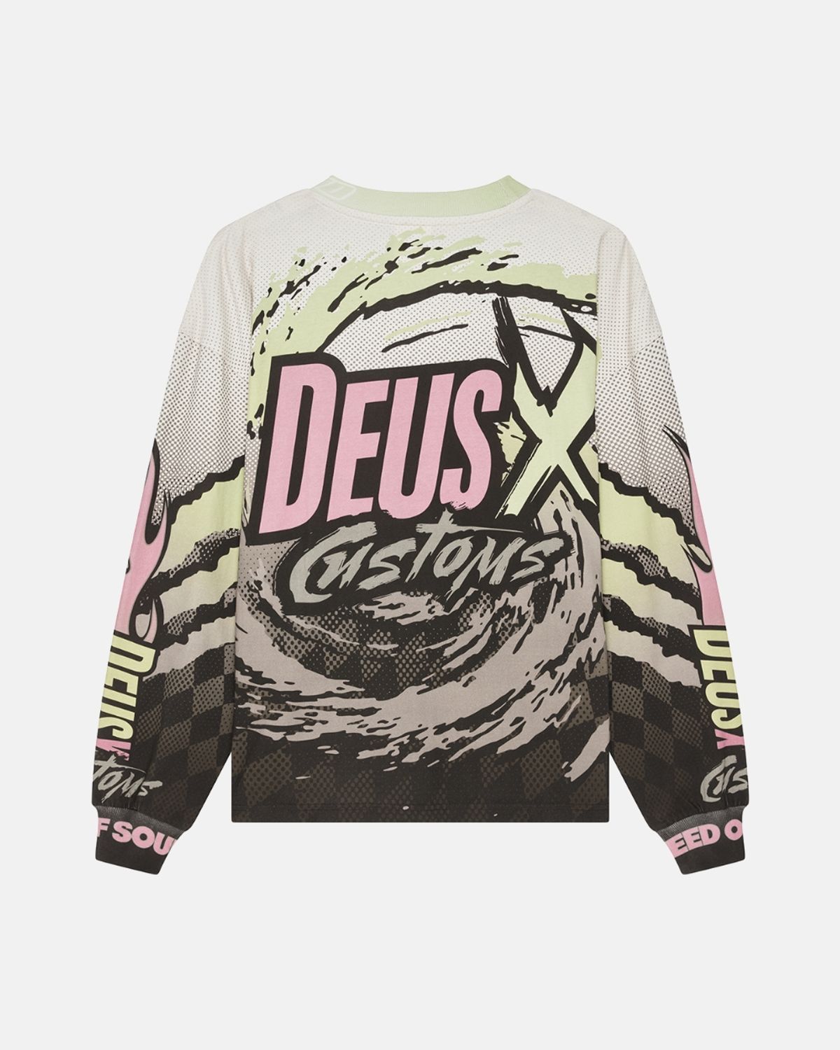 데우스 엑스 마키나(DEUS EX MACHINA) Walkover Moto Jersey_Brown