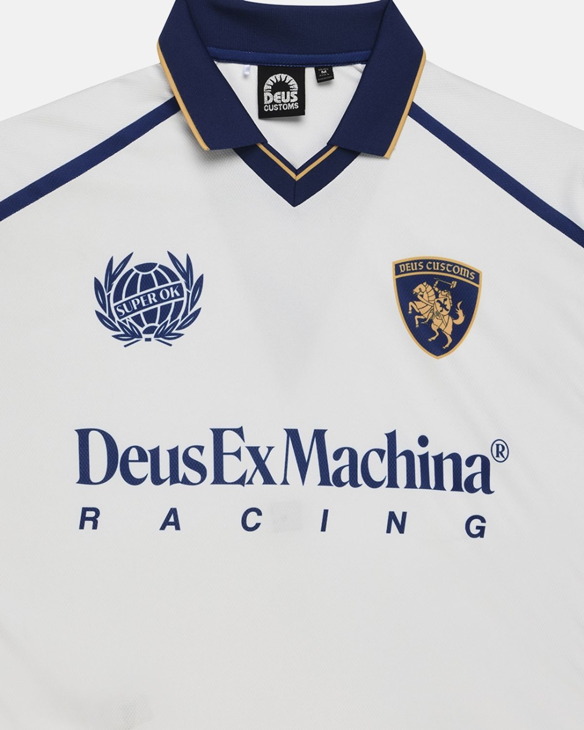 데우스 엑스 마키나(DEUS EX MACHINA) Galactico Moto Jersey_White