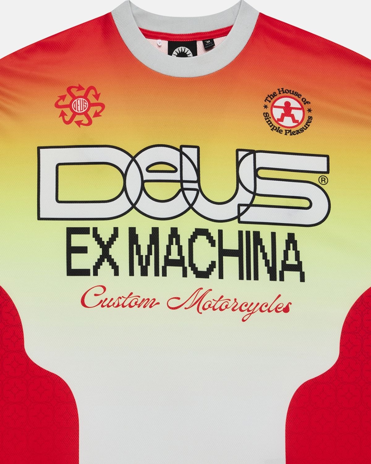 데우스 엑스 마키나(DEUS EX MACHINA) Manhole Moto Jersey_White