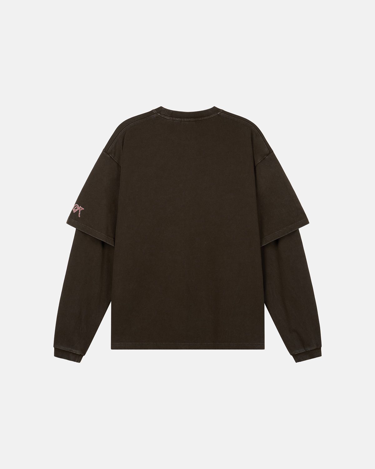 데우스 엑스 마키나(DEUS EX MACHINA) Layered Ls Tee_Brown