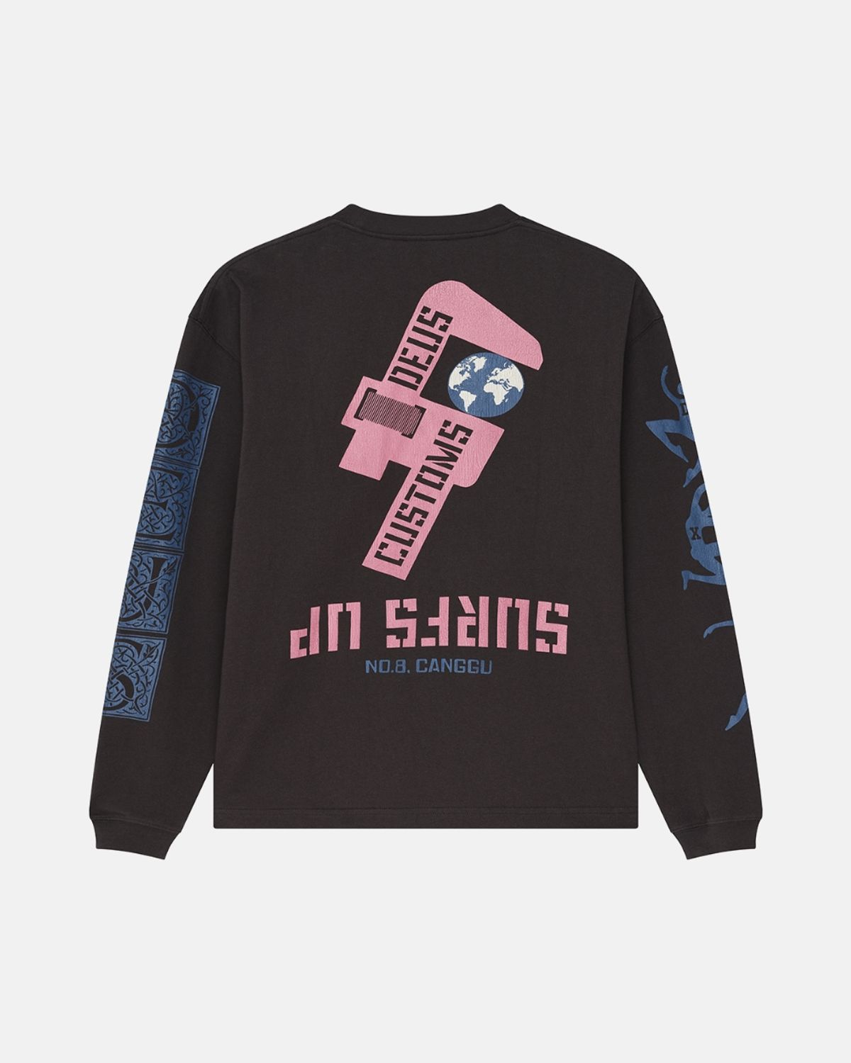 데우스 엑스 마키나(DEUS EX MACHINA) Swell Maps Os Ls Tee_Charcoal