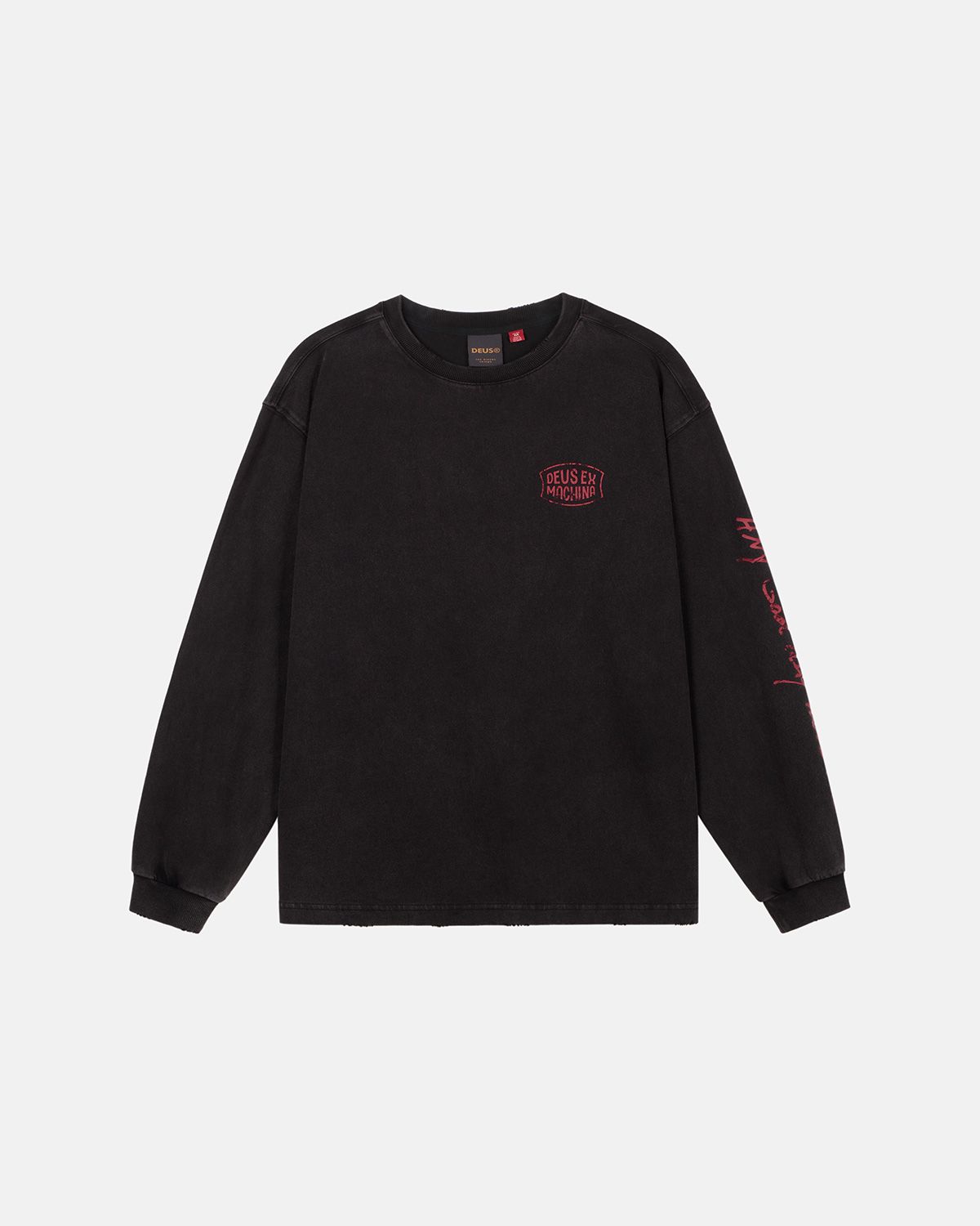 데우스 엑스 마키나(DEUS EX MACHINA) Graphic Ls Tee_Black