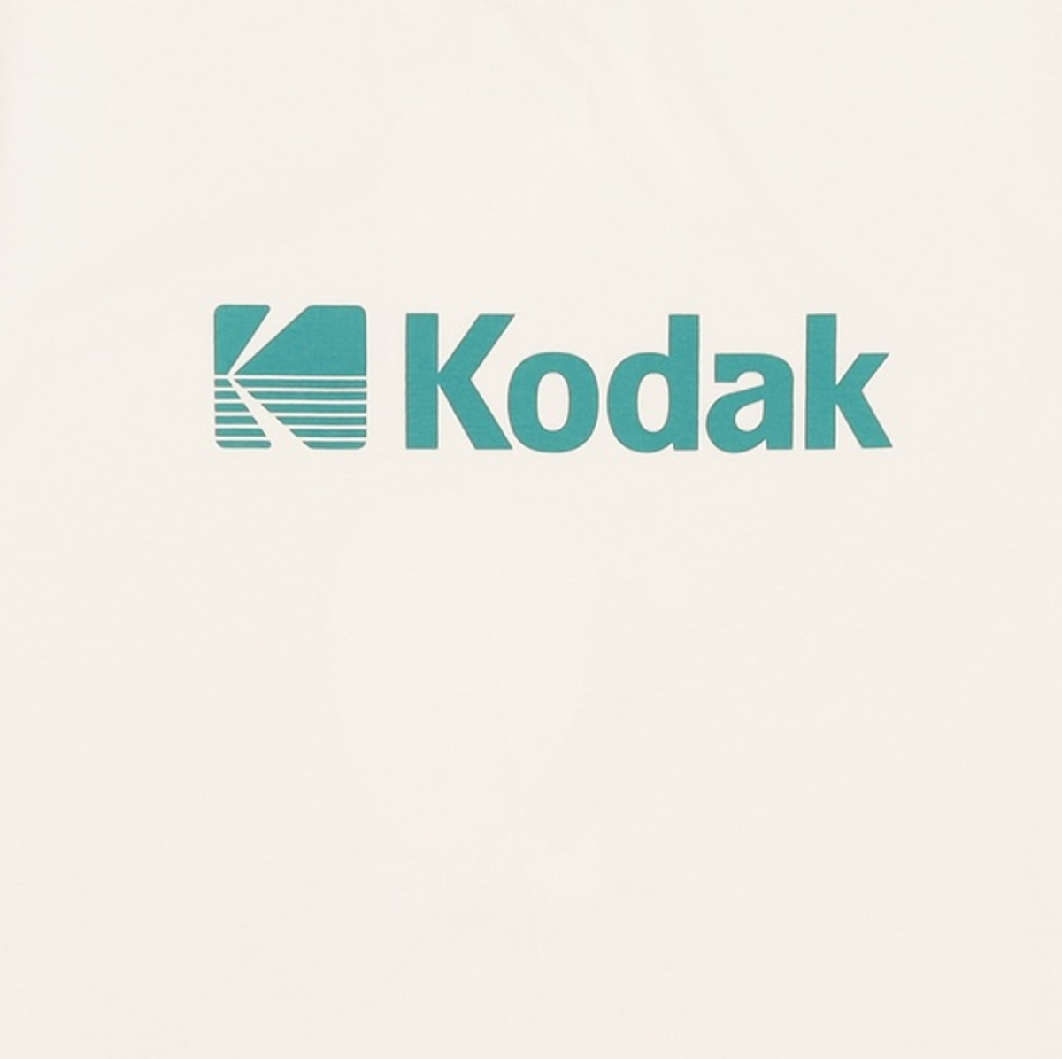 코닥(KODAK) 에어로쿨 빅워딩 로고 반팔티셔츠 IVORY L