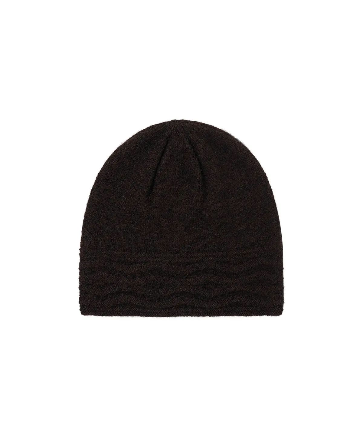 웰빙익스프레스(WELLBEING EXPRESS) Oversize Ripple Beanie Brown