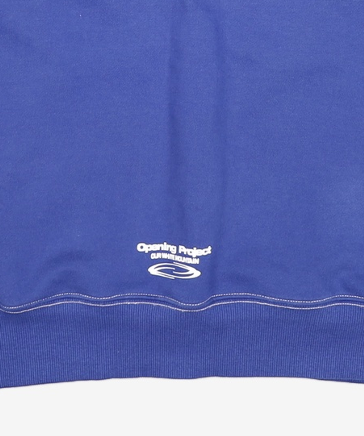 오프닝프로젝트(OPENING PROJECT) Identity Hoodie - Cobalt Blue 2