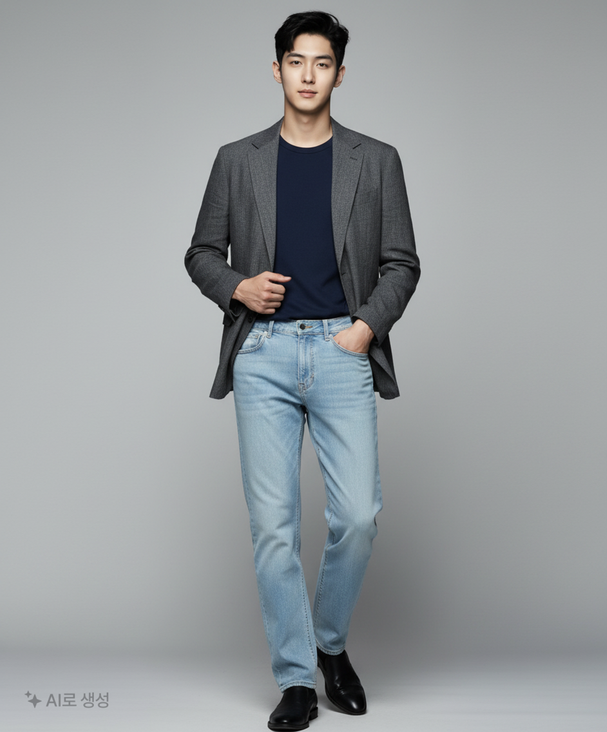 스파오(SPAO) 청/데님 팬츠 80