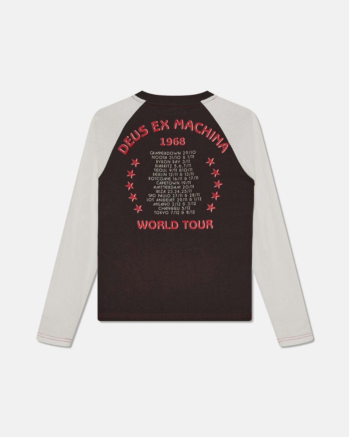 데우스 엑스 마키나(DEUS EX MACHINA) W. Rocca Raglan Tee_Brown
