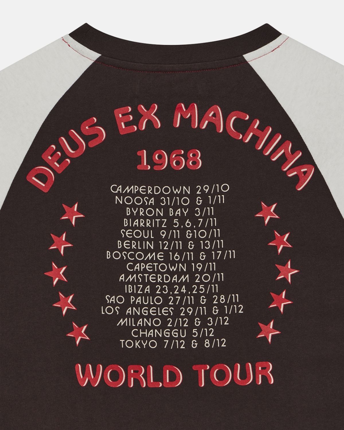 데우스 엑스 마키나(DEUS EX MACHINA) W. Rocca Raglan Tee_Brown
