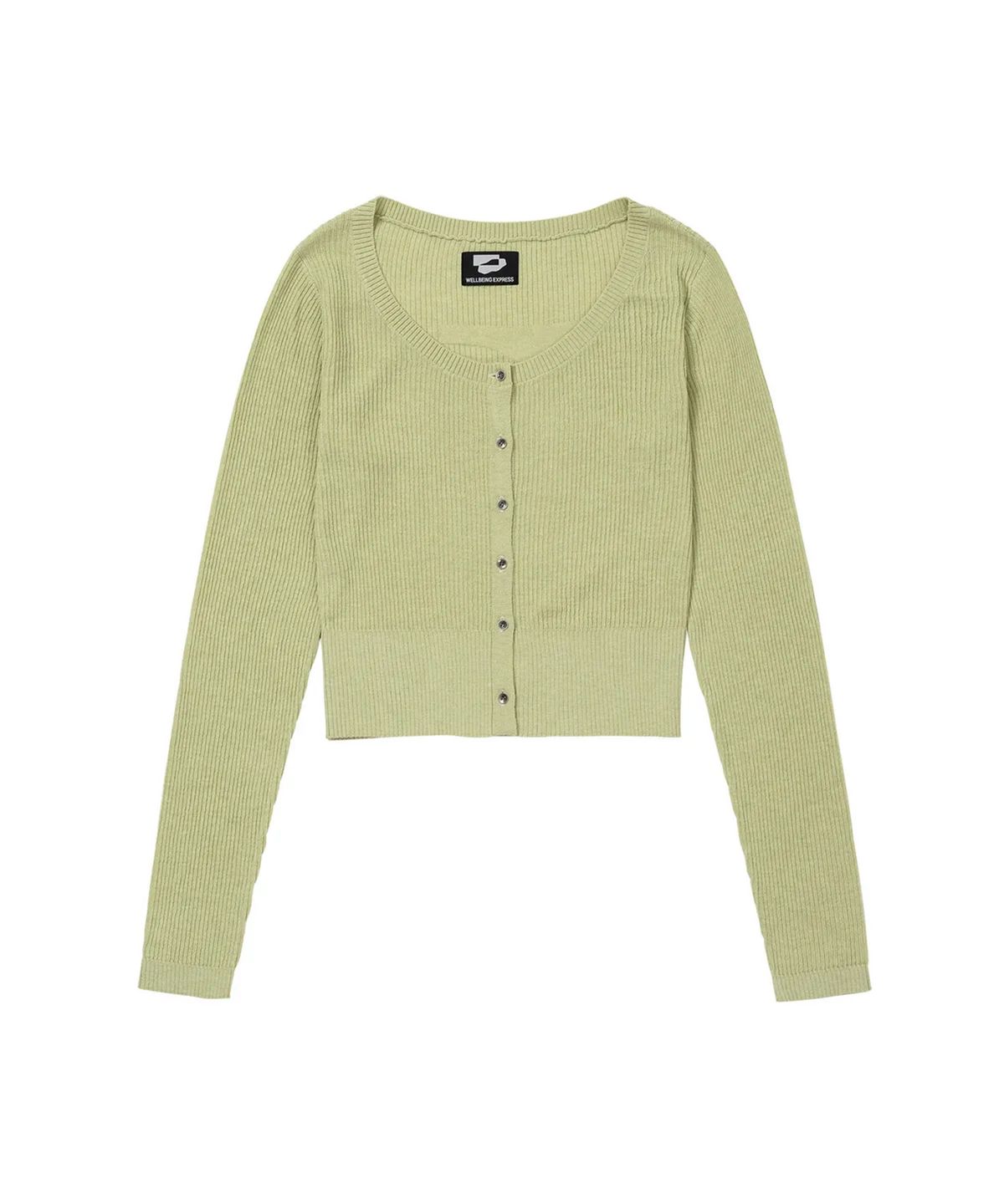 웰빙익스프레스(WELLBEING EXPRESS) Layered Cardigan Set Green