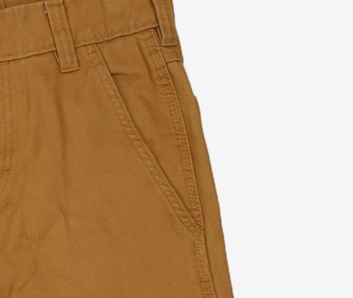 디키즈(DICKIES) 덕 캔버스 더블니 카고 팬츠 Brown Duck 28
