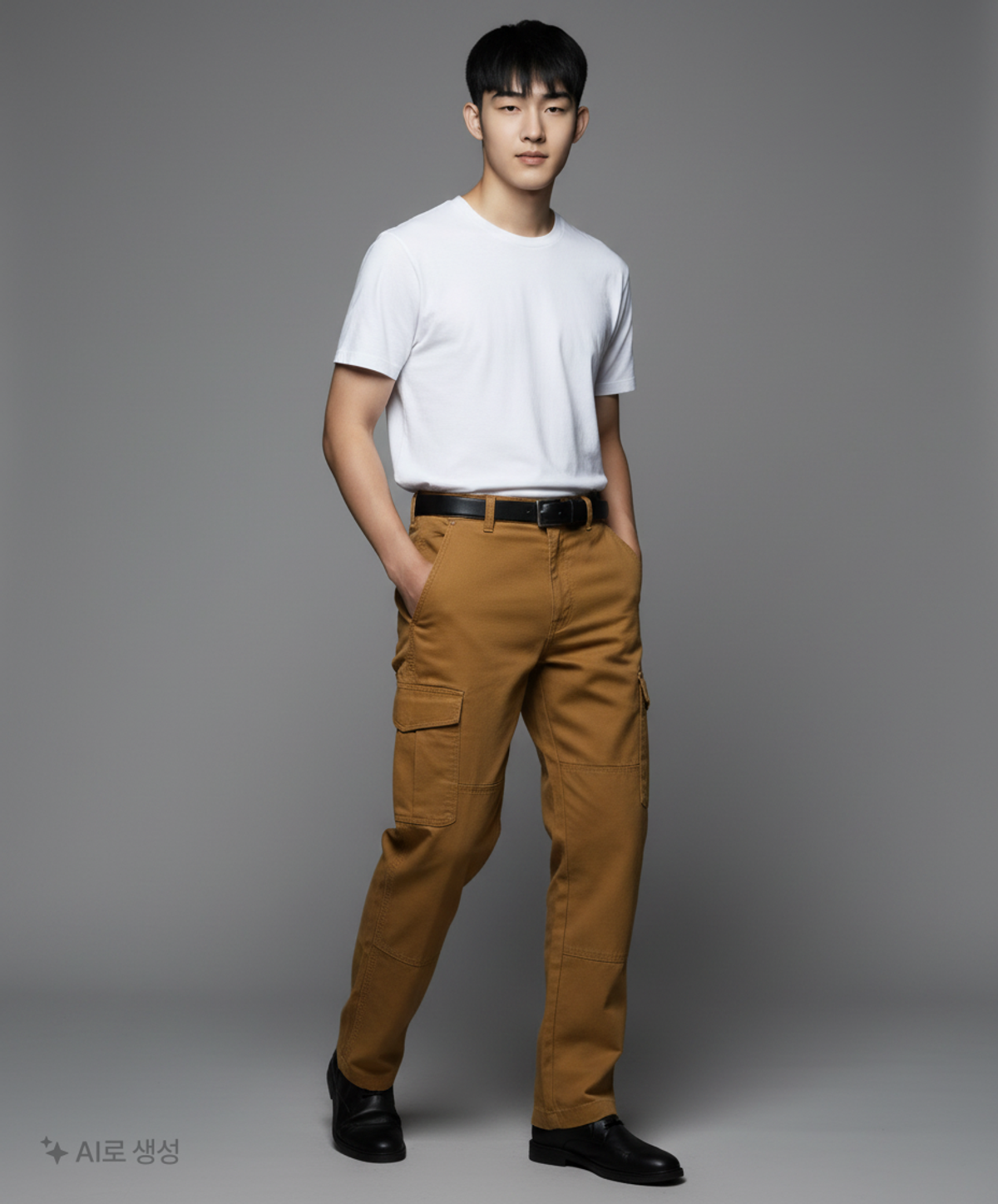 디키즈(DICKIES) 덕 캔버스 더블니 카고 팬츠 Brown Duck 28