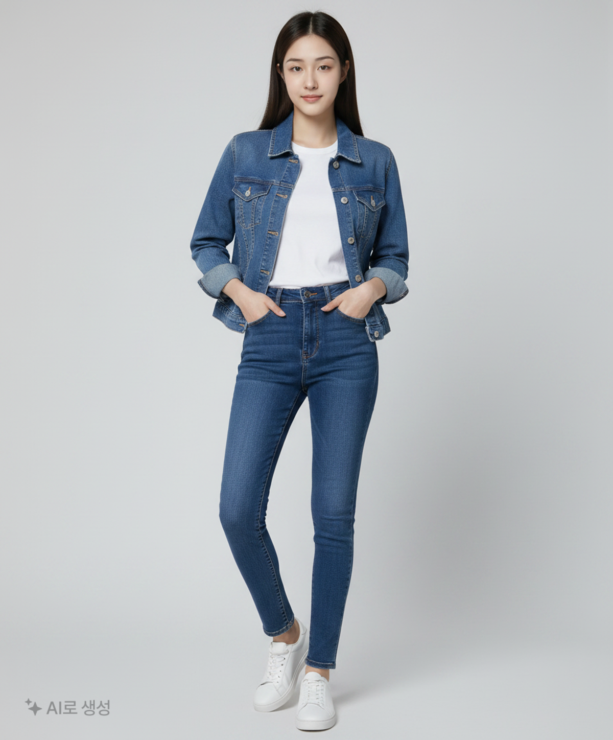미쏘(MIXXO) 데님/트러커 재킷 M