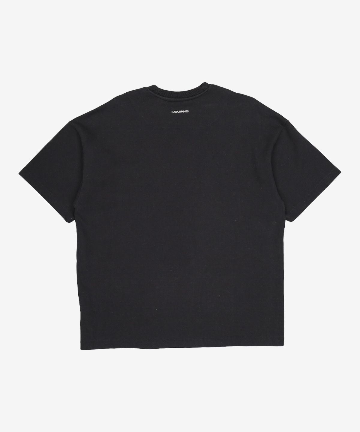 메종미네드(MAISON MINED) INFINITY CRAFT HALF T BLACK 2XL