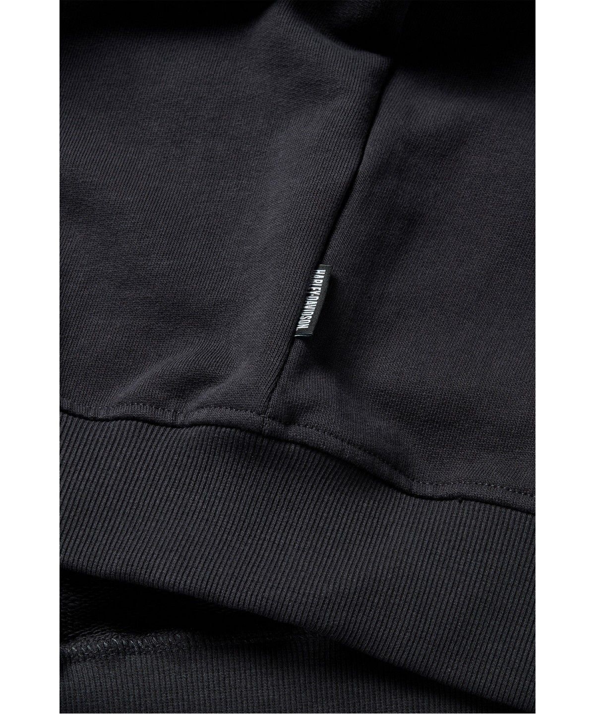 할리데이비슨 컬렉션스®(HARLEY-DAVIDSON COLLECTIONS®) OL 시그니처 후드 집업 다크 그레이_HH16309004