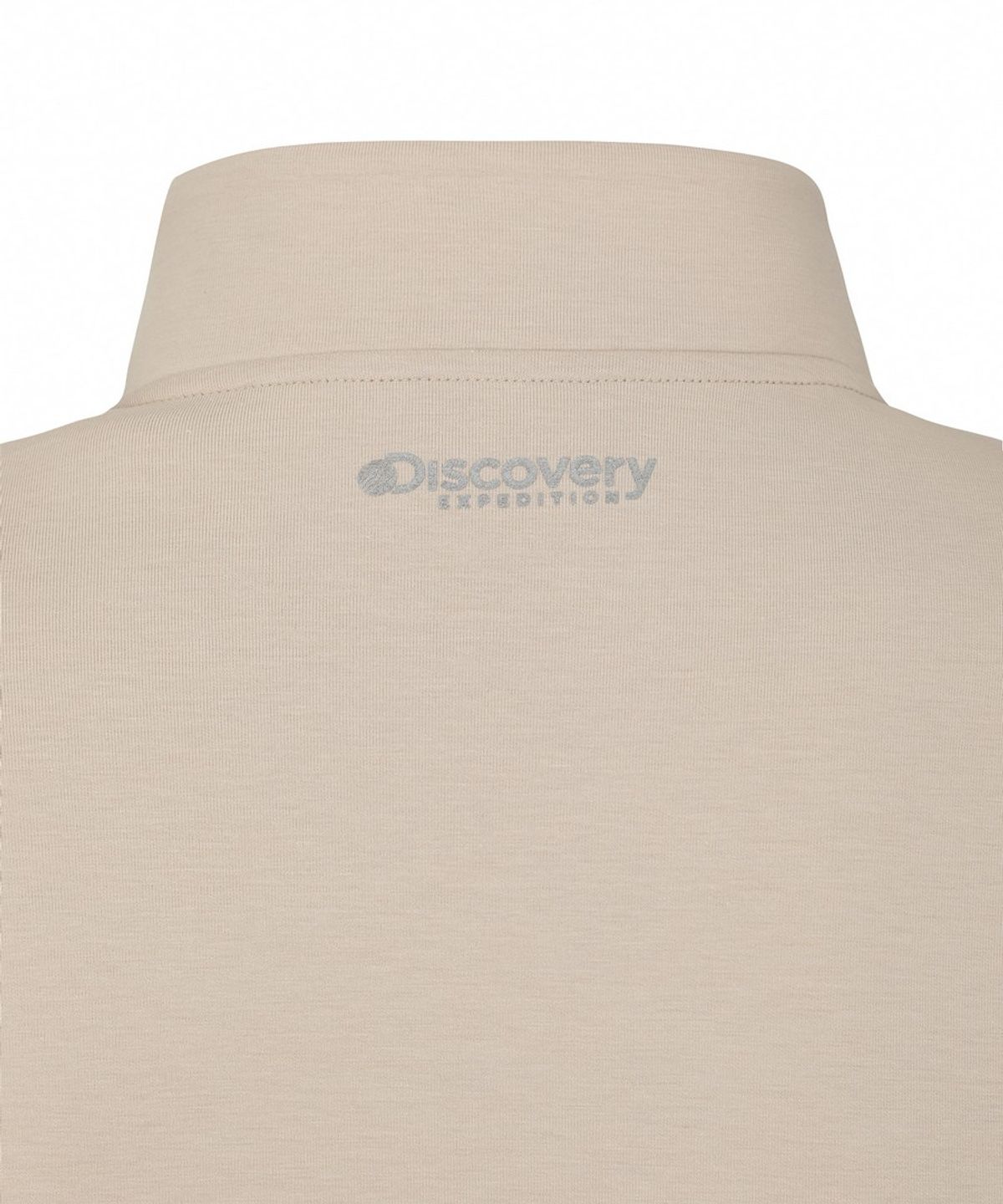 디스커버리 익스페디션(DISCOVERY EXPEDITION) 남성 스몰 그래픽 반집업 티셔츠 (L/BEIGE)