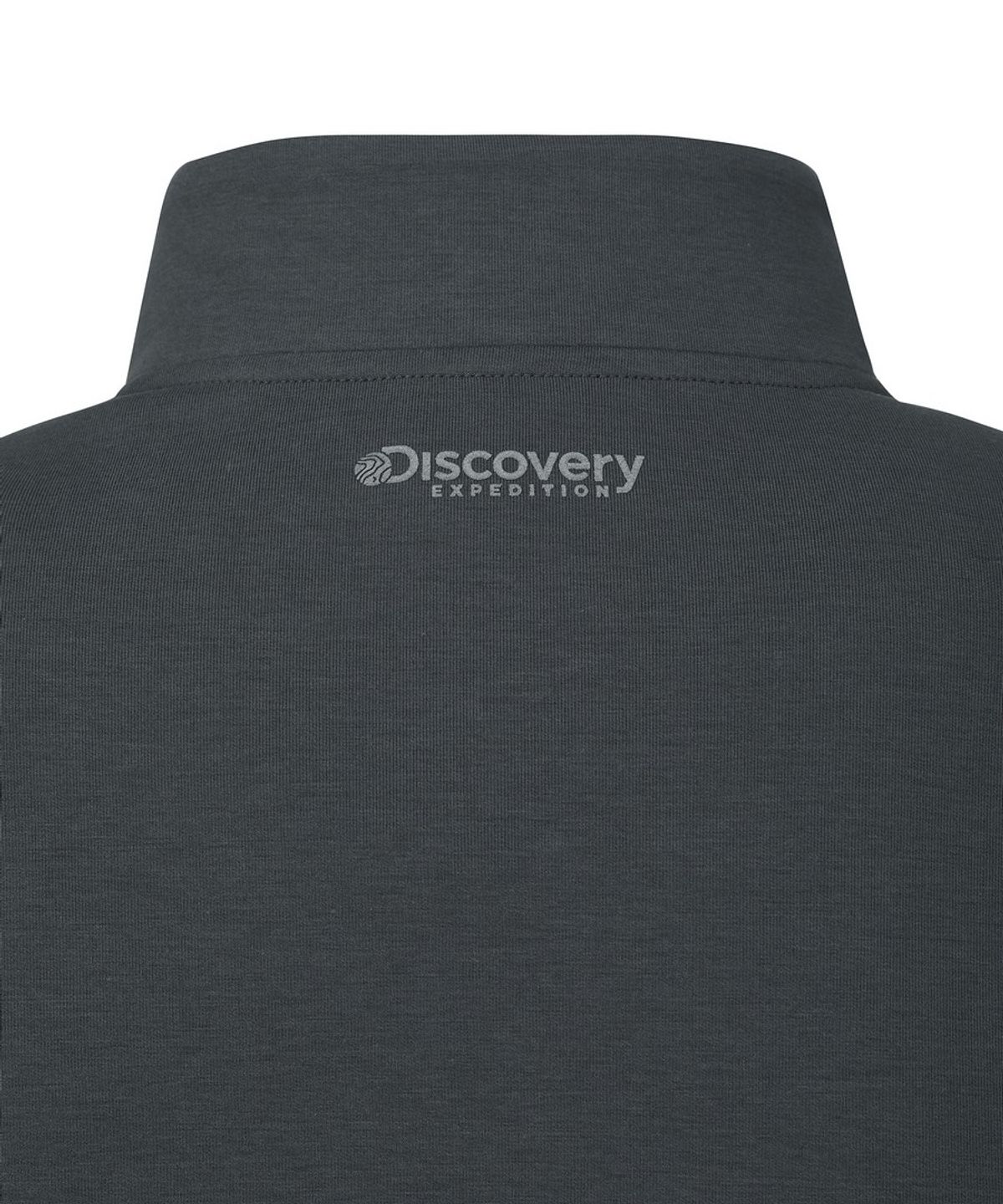 디스커버리 익스페디션(DISCOVERY EXPEDITION) 남성 스몰 그래픽 반집업 티셔츠 (D.GREY)