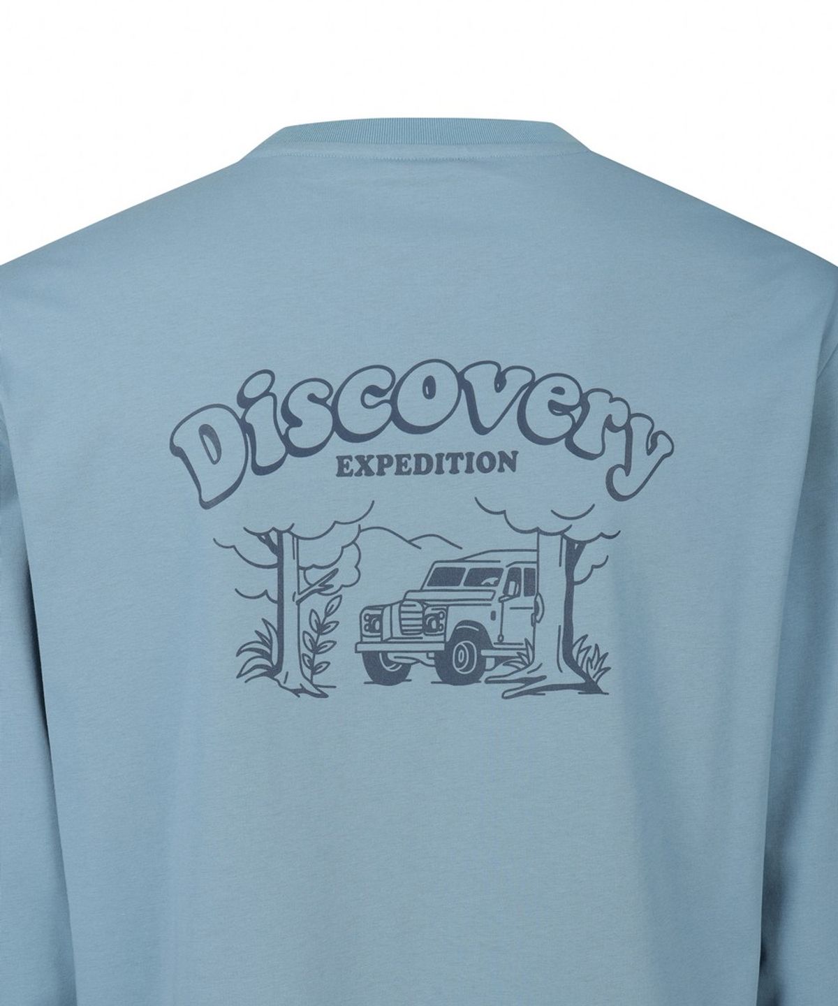 디스커버리 익스페디션(DISCOVERY EXPEDITION) 그래픽 기능성 긴팔티 (SKY BLUE)