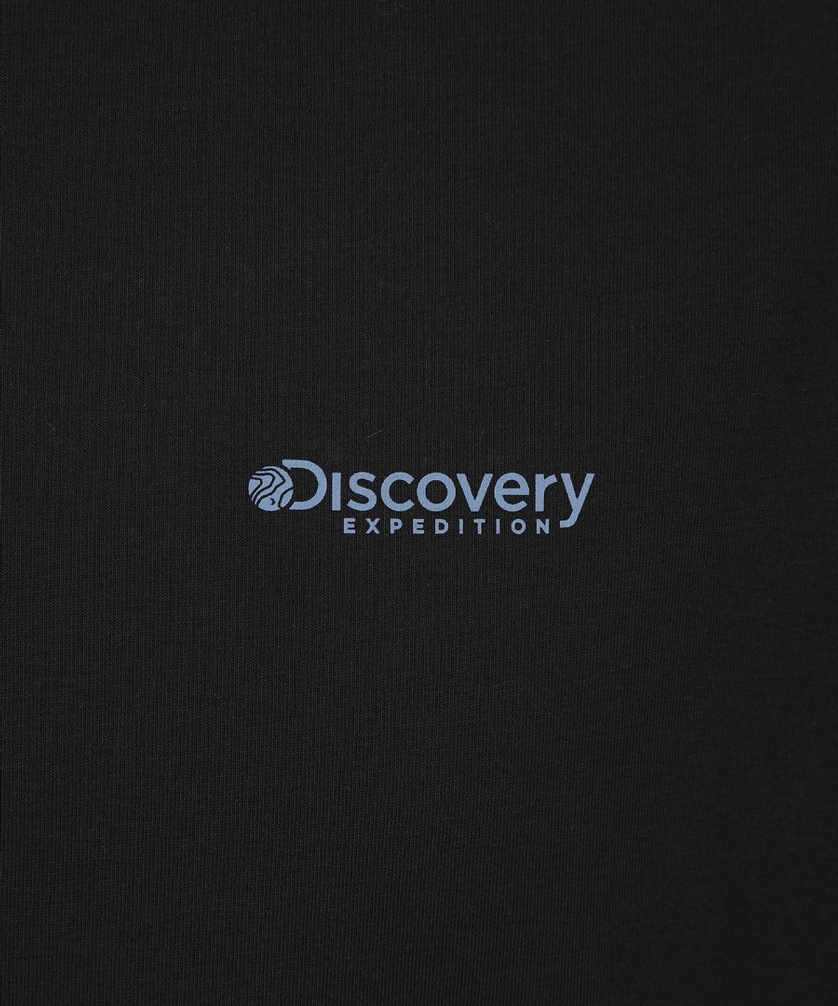 디스커버리 익스페디션(DISCOVERY EXPEDITION) 백그래픽 기능성 긴팔티 (BLACK)