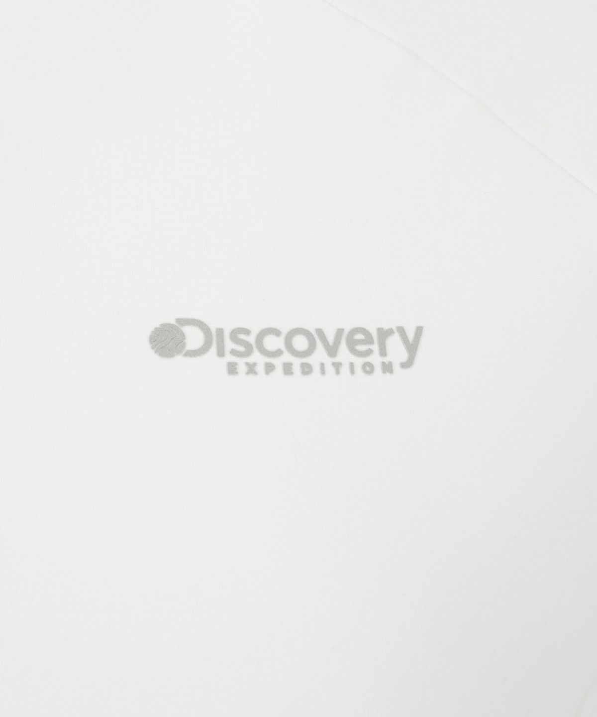 디스커버리 익스페디션(DISCOVERY EXPEDITION) 여성 하이브리드 반집업 티셔츠 (CREAM)