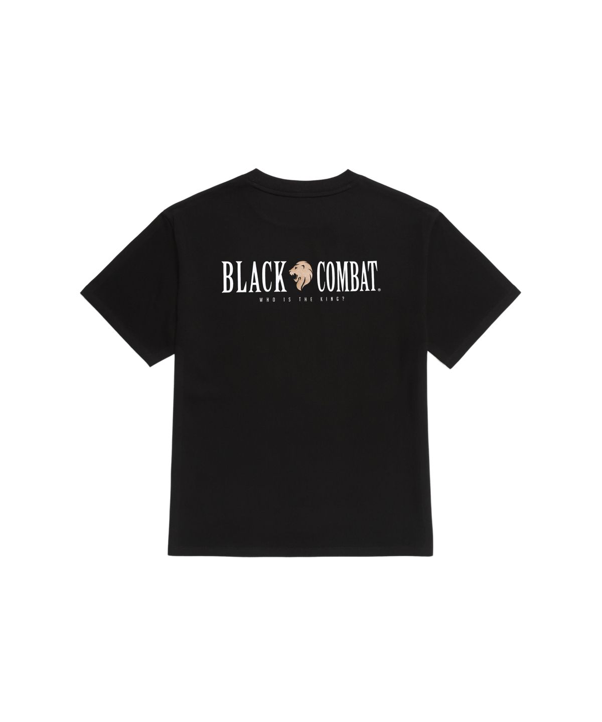 블랙컴뱃(BLACKCOMBAT) BE THE KING 레터링 티(블랙)