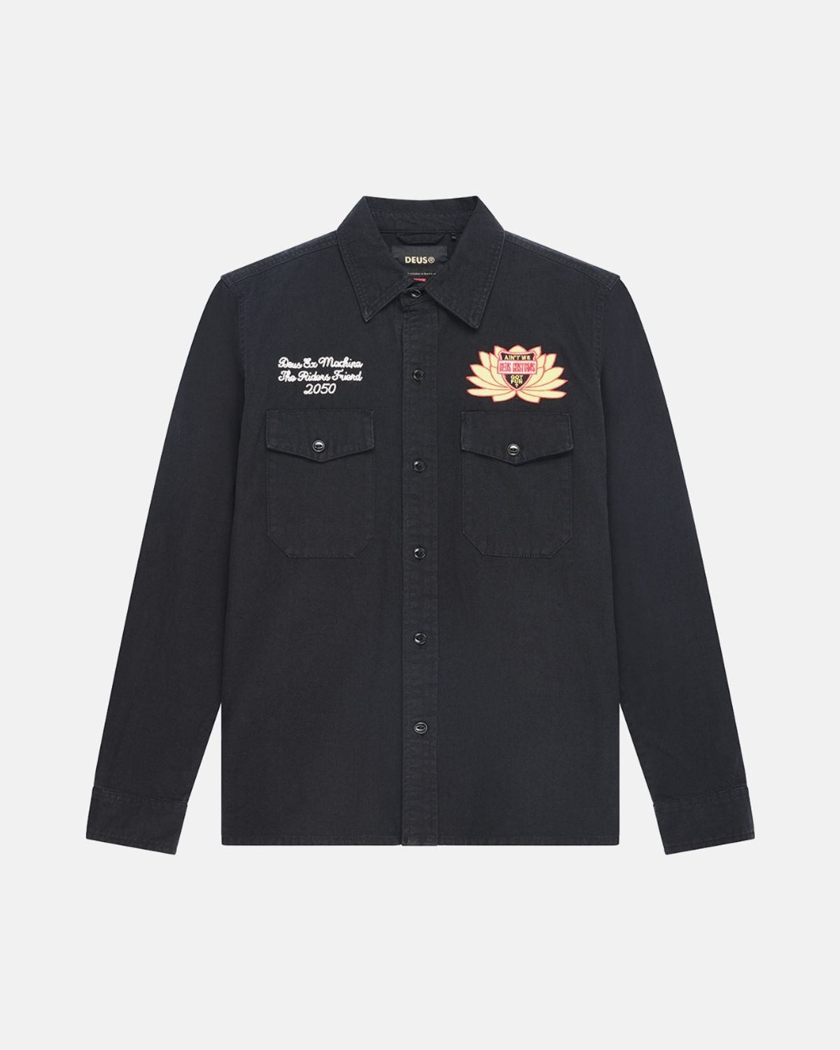 데우스 엑스 마키나(DEUS EX MACHINA) Sacred Chest Shirt_Black