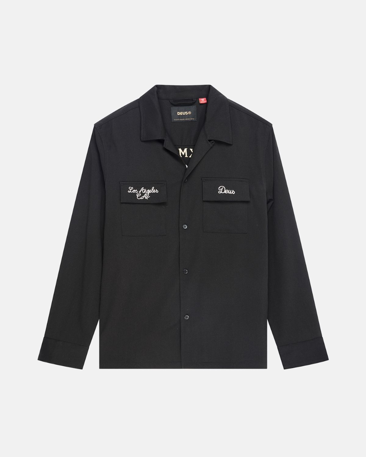 데우스 엑스 마키나(DEUS EX MACHINA) Forbidden Fruit Bowling Shirt_Black