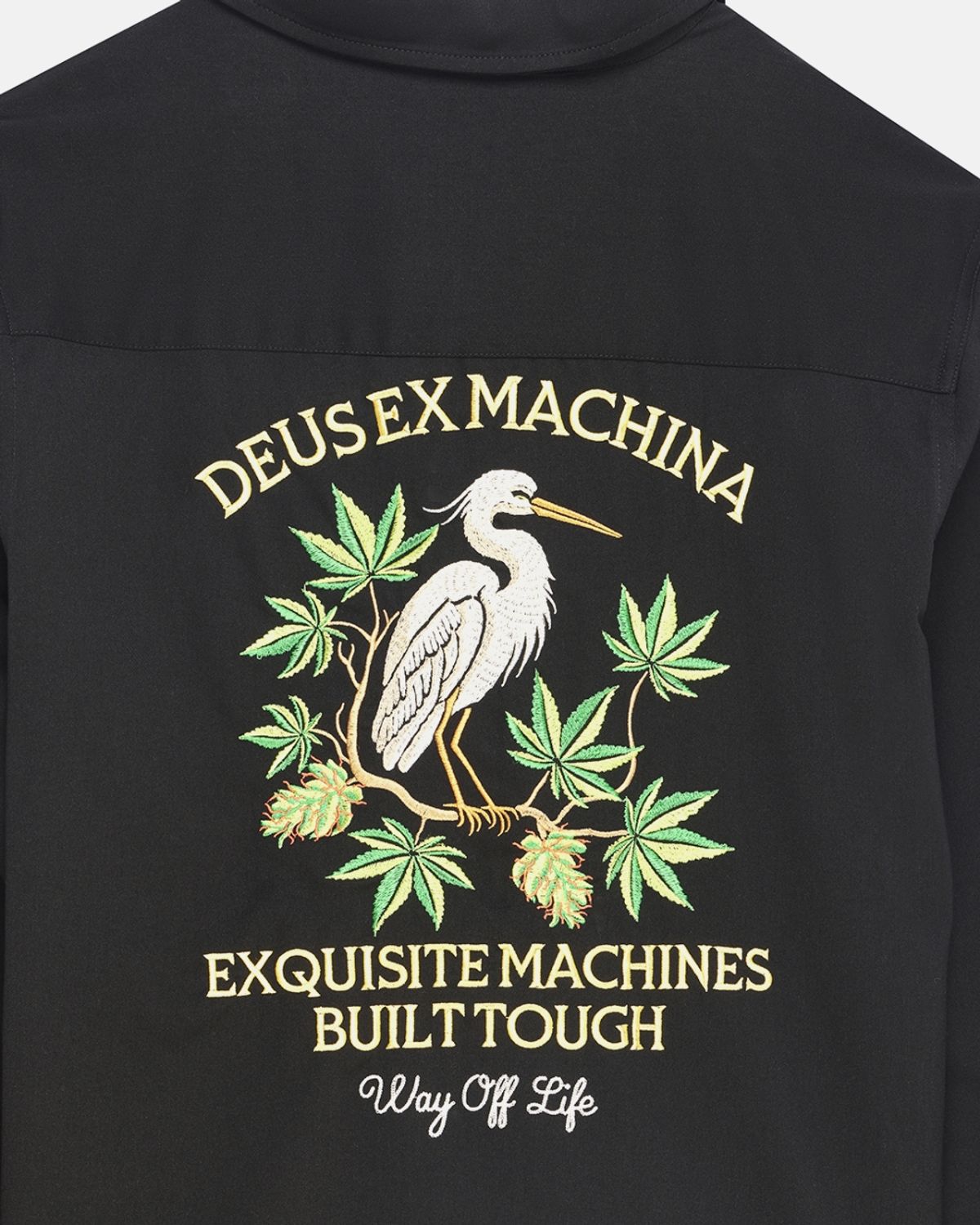 데우스 엑스 마키나(DEUS EX MACHINA) Forbidden Fruit Bowling Shirt_Black