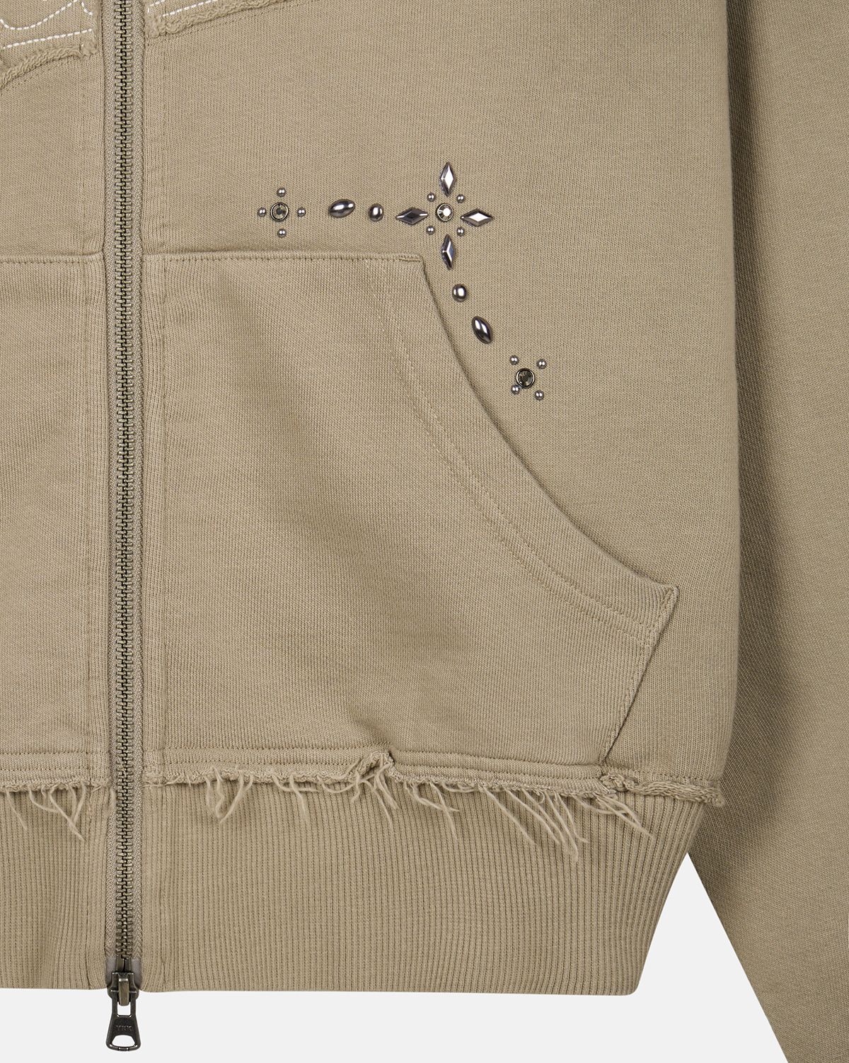 데우스 엑스 마키나(DEUS EX MACHINA) W. Runner-up Zip Hoodie_Khaki