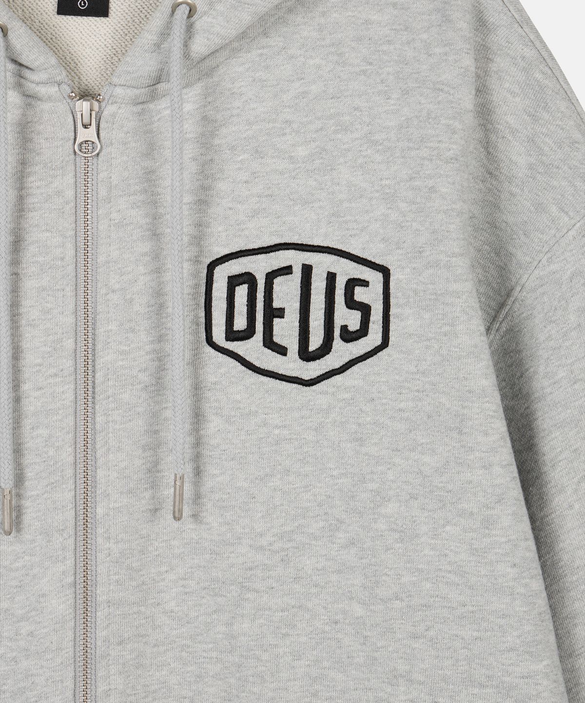 데우스 엑스 마키나(DEUS EX MACHINA) Seoul College Address Zip Hoodie_M/Grey