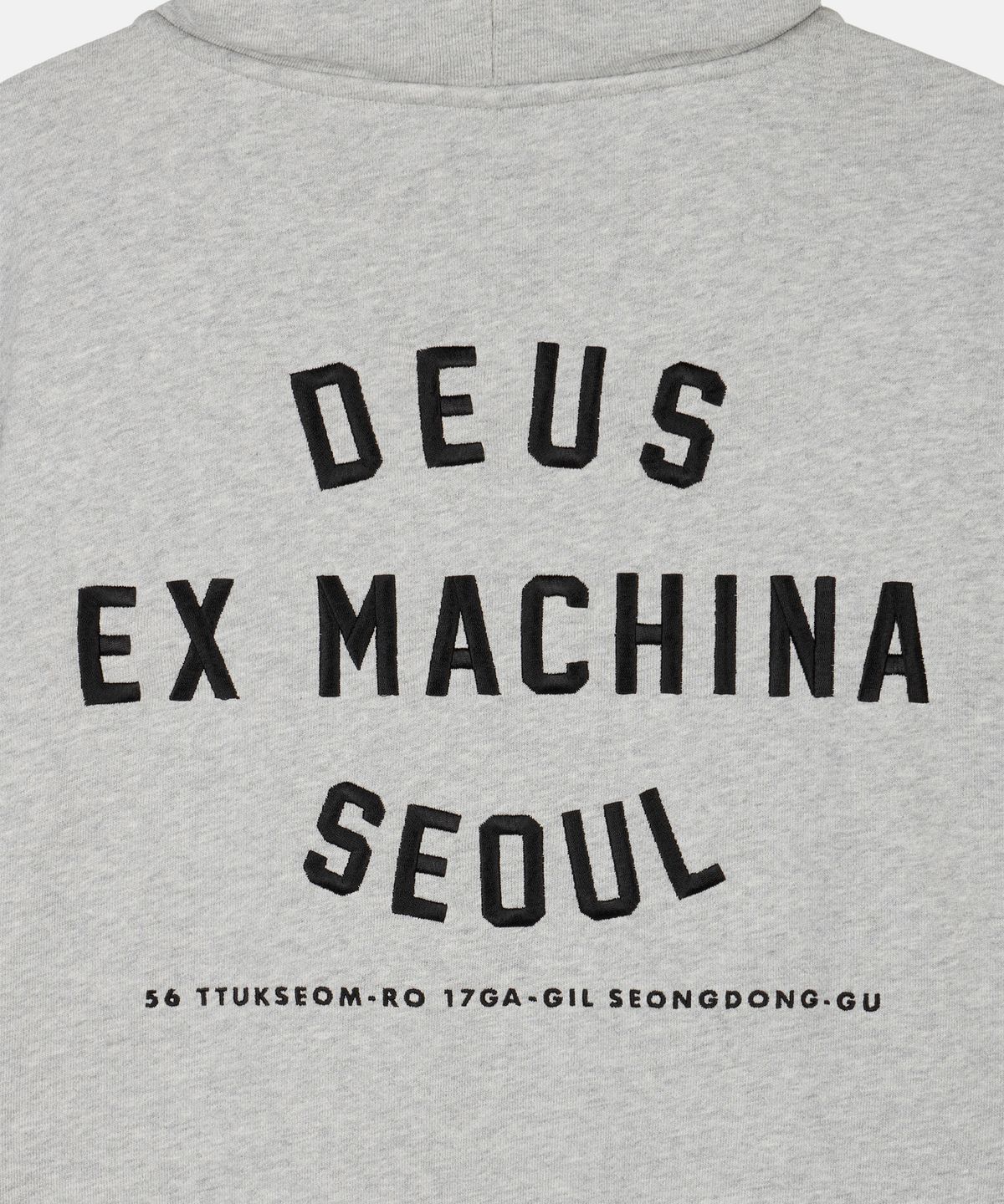 데우스 엑스 마키나(DEUS EX MACHINA) Seoul College Address Zip Hoodie_M/Grey
