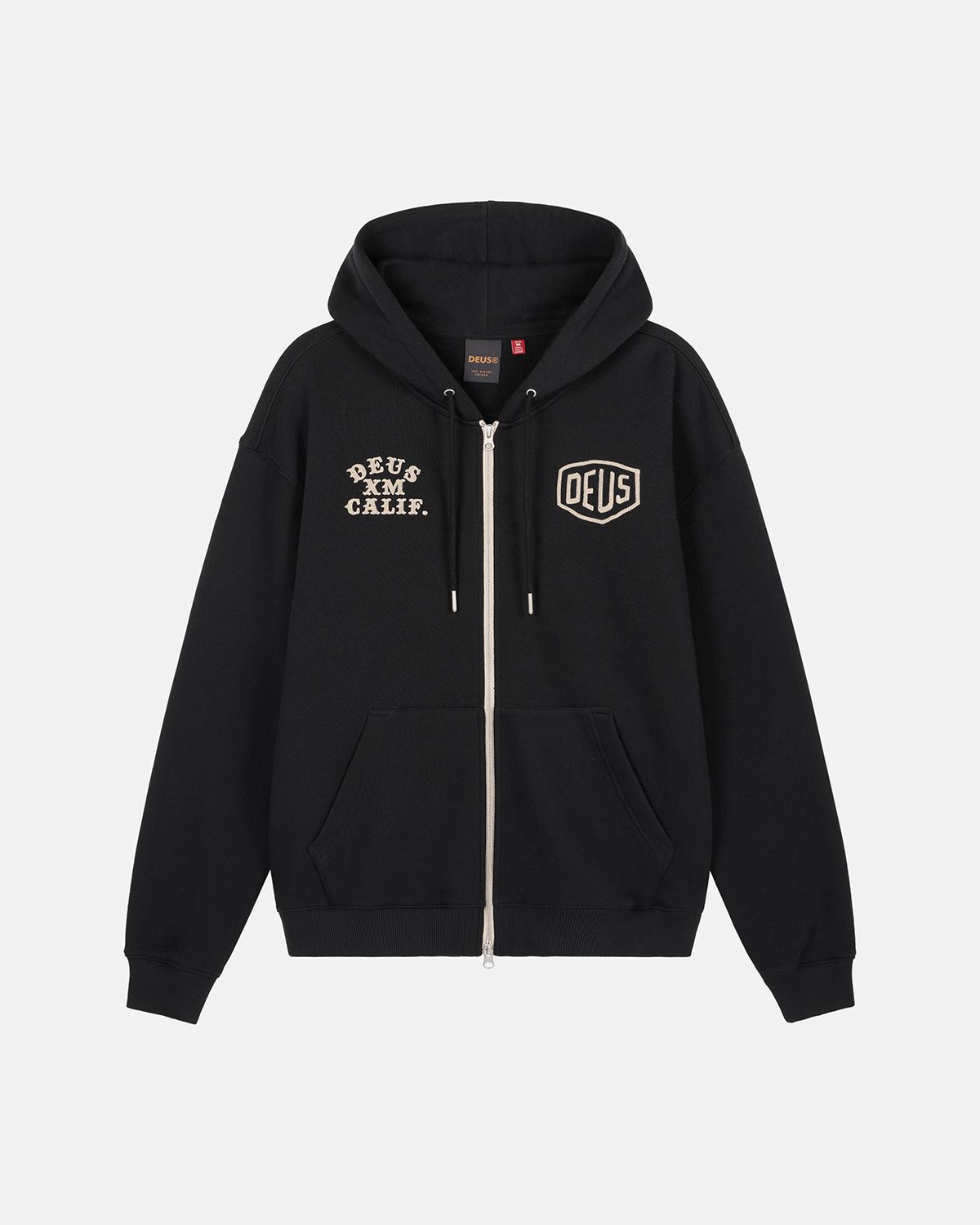 데우스 엑스 마키나(DEUS EX MACHINA) Quick Strike Zip Hoodie_Black