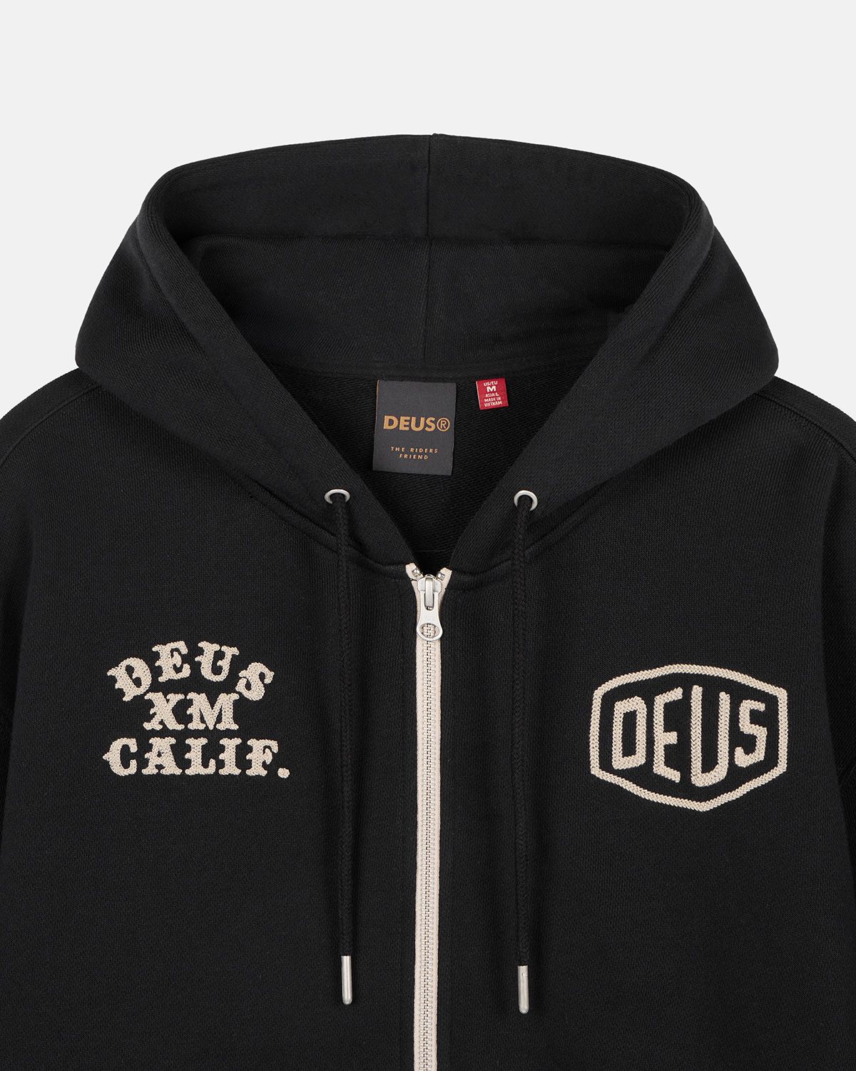 데우스 엑스 마키나(DEUS EX MACHINA) Quick Strike Zip Hoodie_Black