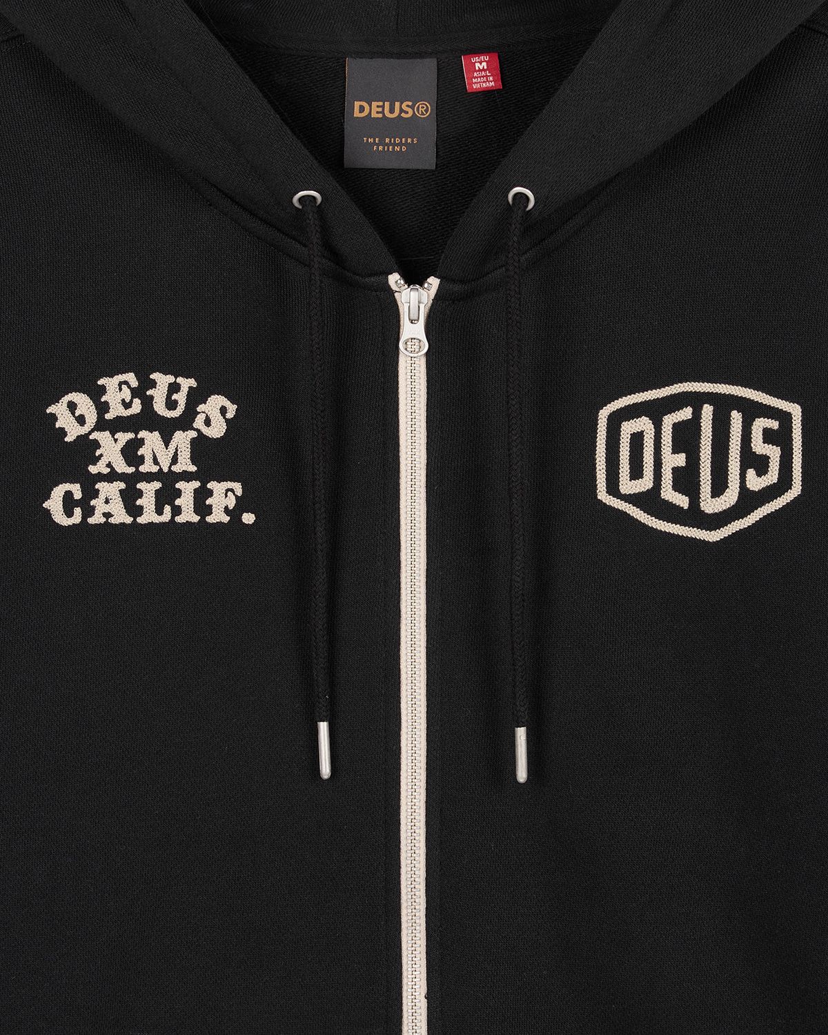 데우스 엑스 마키나(DEUS EX MACHINA) Quick Strike Zip Hoodie_Black
