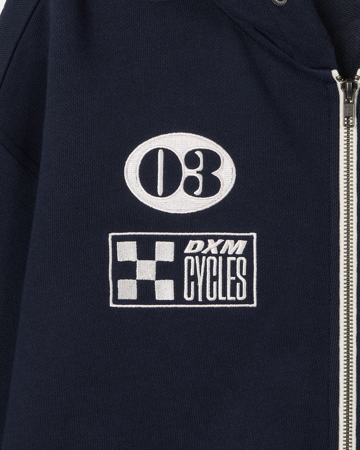 데우스 엑스 마키나(DEUS EX MACHINA) Custom Zip Hoodie_Dark Navy