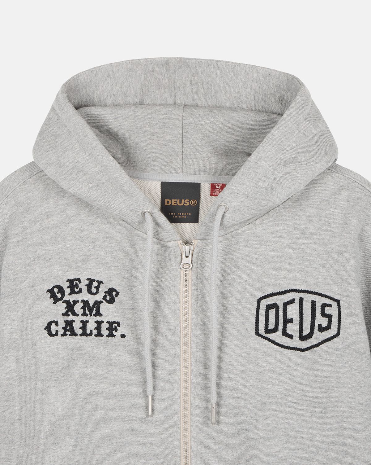 데우스 엑스 마키나(DEUS EX MACHINA) Quick Strike Zip Hoodie_M/Grey