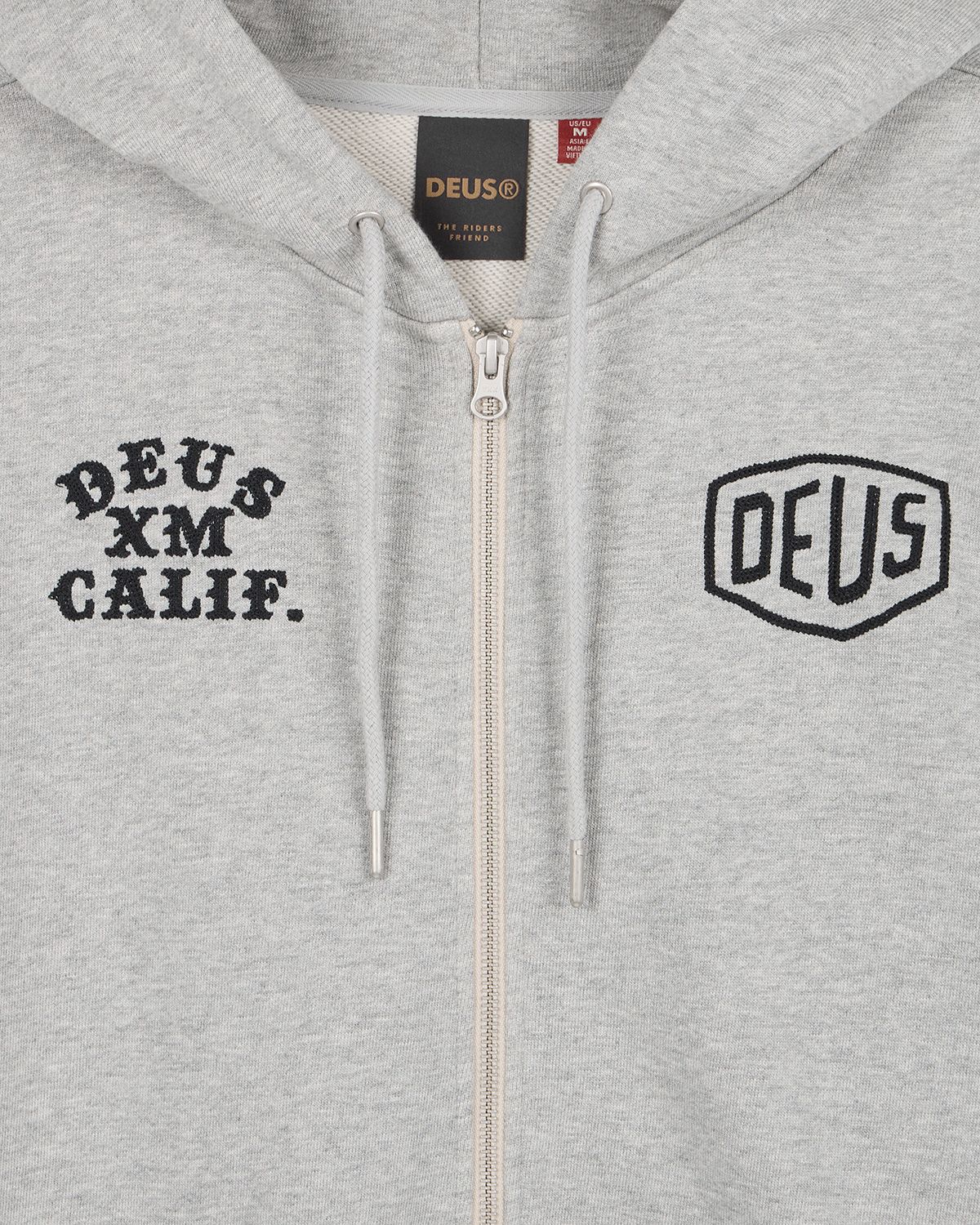 데우스 엑스 마키나(DEUS EX MACHINA) Quick Strike Zip Hoodie_M/Grey