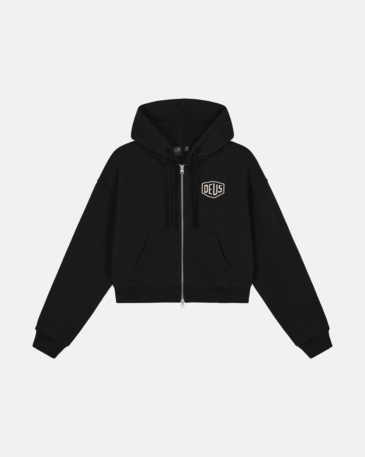 데우스 엑스 마키나(DEUS EX MACHINA) W. Seoul College Address Zip Hoodie_Black