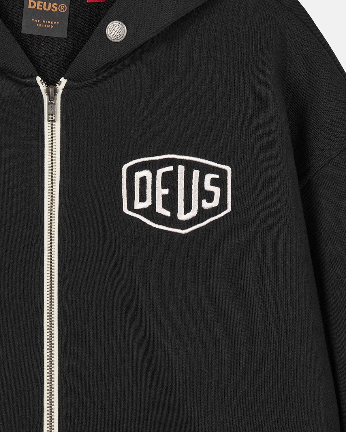 데우스 엑스 마키나(DEUS EX MACHINA) Custom Zip Hoodie_Black
