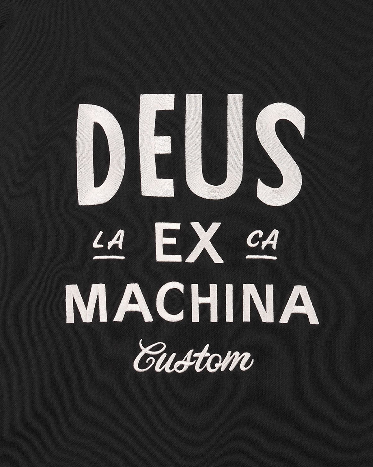 데우스 엑스 마키나(DEUS EX MACHINA) Custom Zip Hoodie_Black