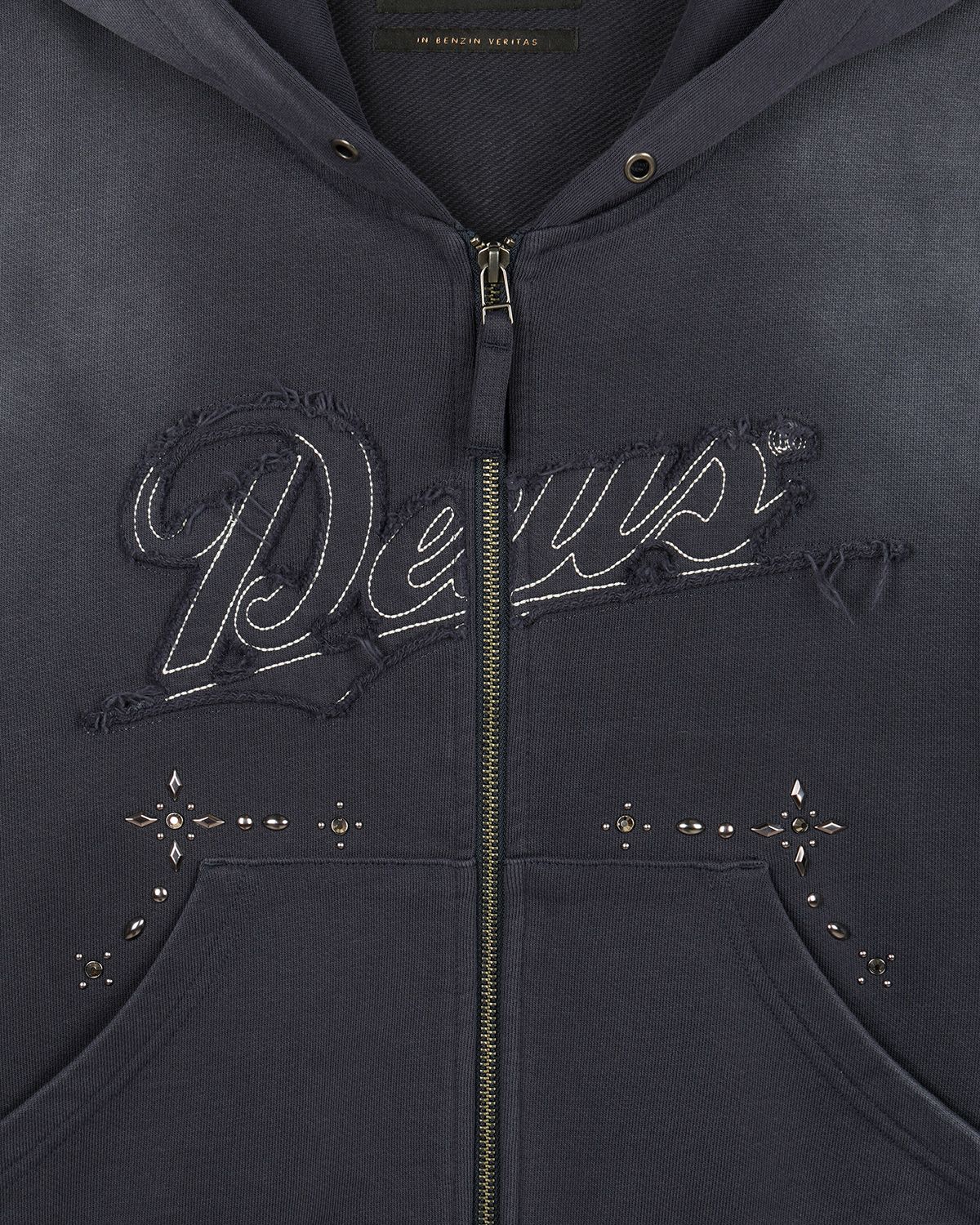 데우스 엑스 마키나(DEUS EX MACHINA) W. Runner-up Zip Hoodie_Navy