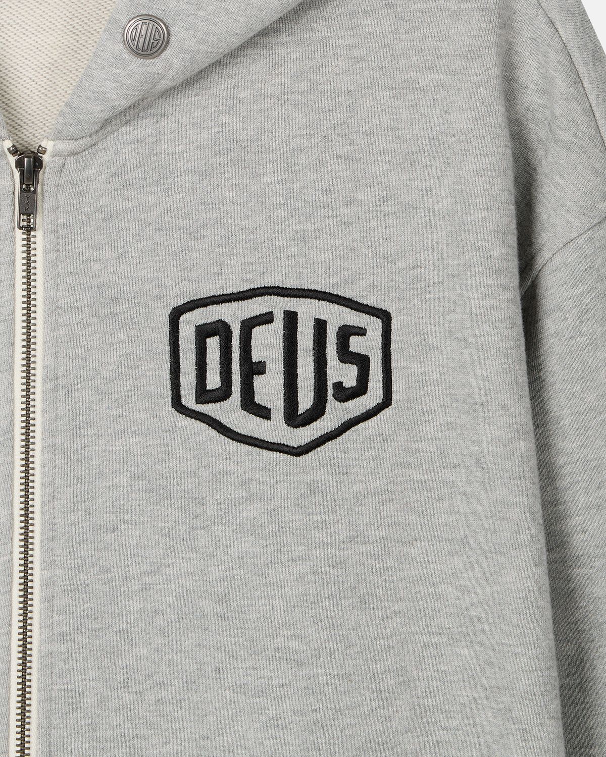 데우스 엑스 마키나(DEUS EX MACHINA) Custom Zip Hoodie_M/Grey