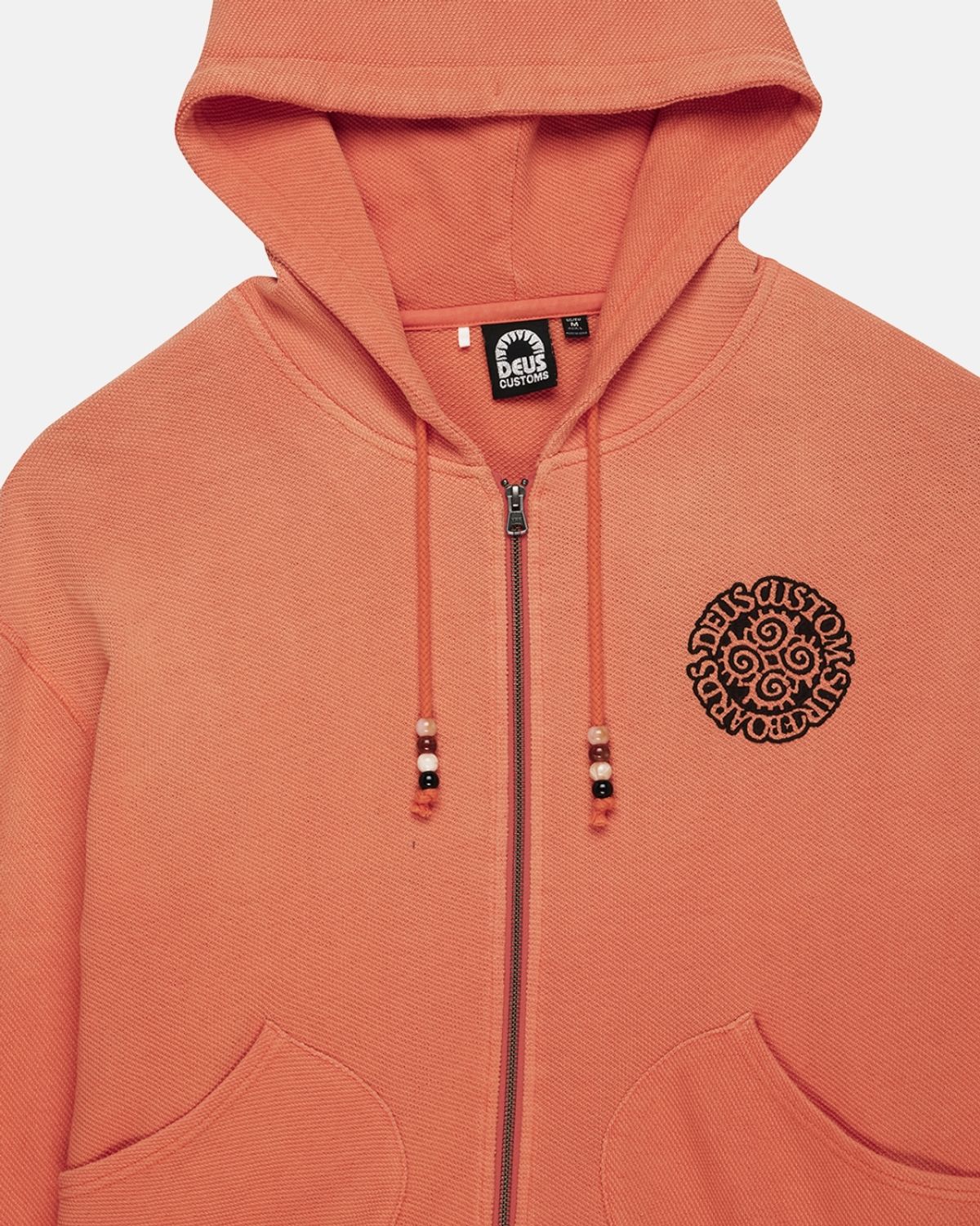 데우스 엑스 마키나(DEUS EX MACHINA) Nouveau Zip Hoodie_Orange
