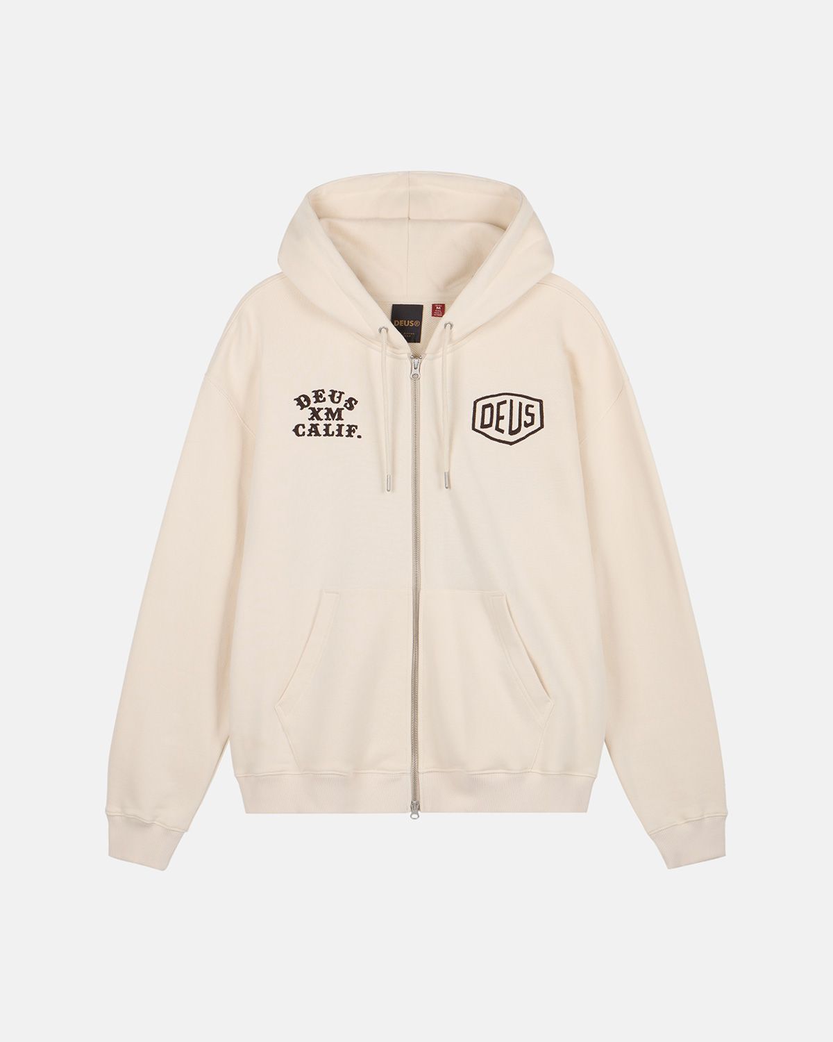 데우스 엑스 마키나(DEUS EX MACHINA) Quick Strike Zip Hoodie_Ivory