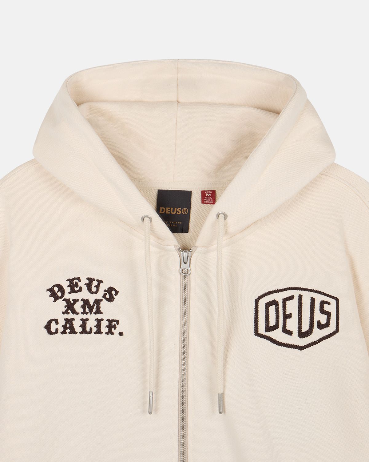 데우스 엑스 마키나(DEUS EX MACHINA) Quick Strike Zip Hoodie_Ivory