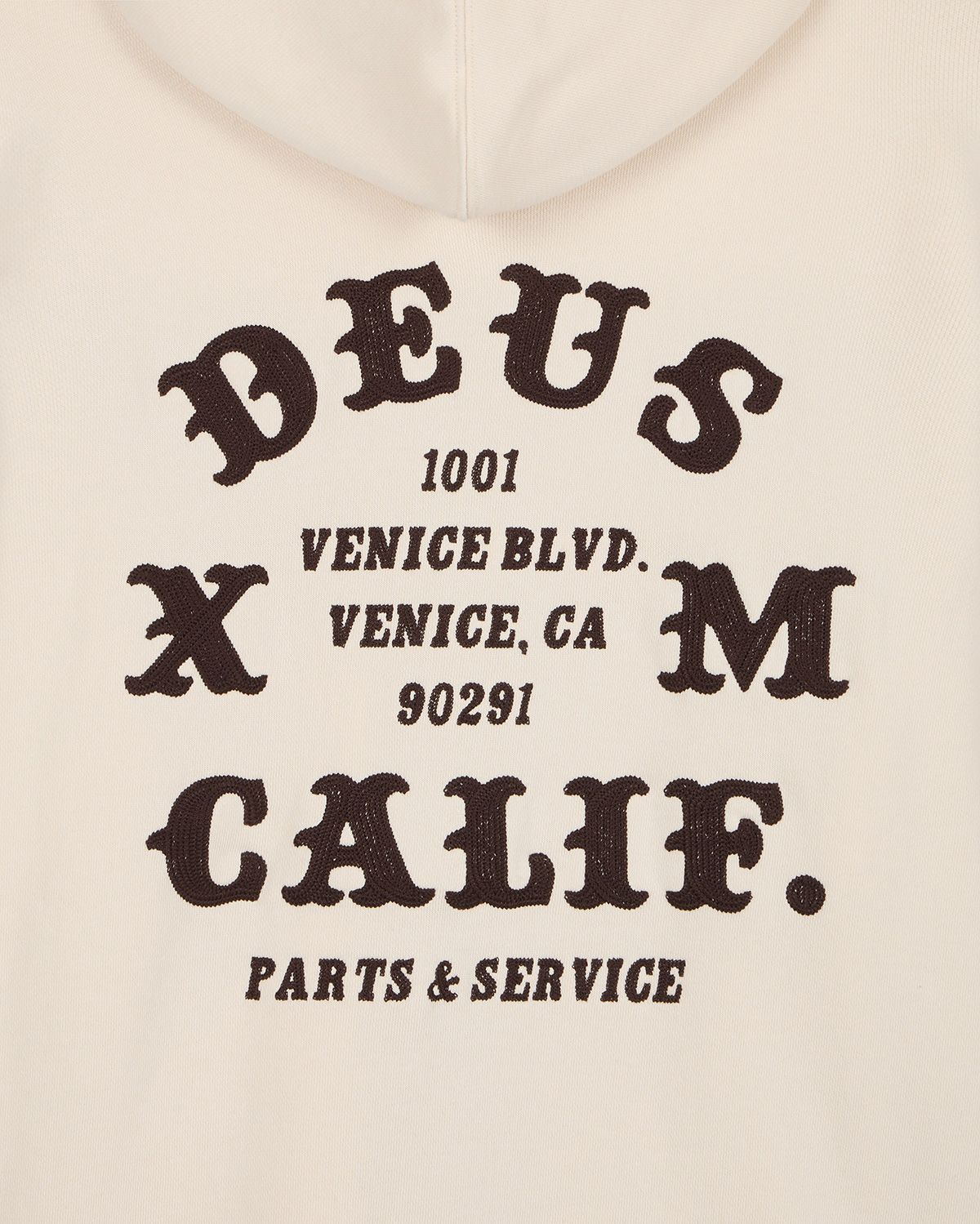 데우스 엑스 마키나(DEUS EX MACHINA) Quick Strike Zip Hoodie_Ivory