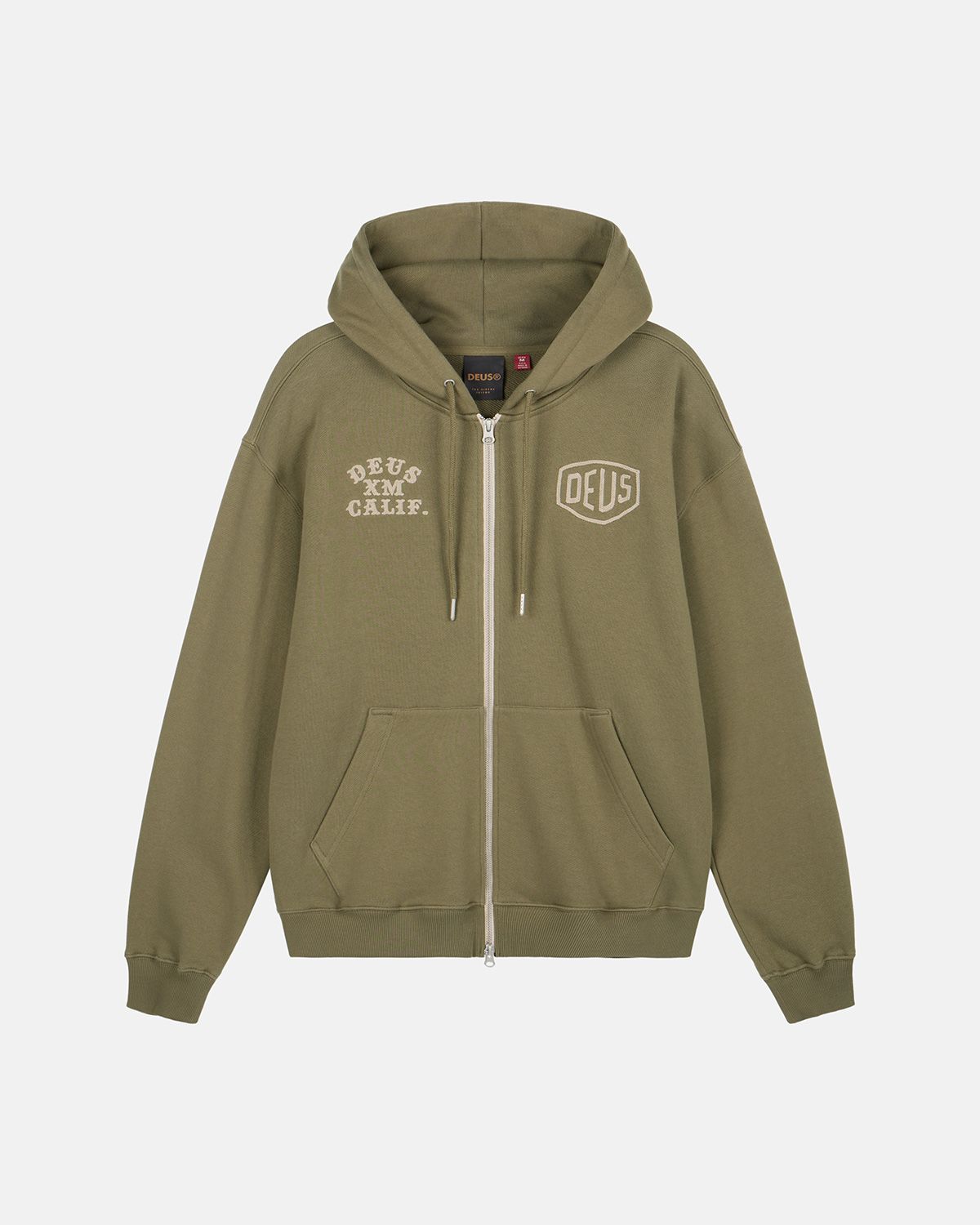 데우스 엑스 마키나(DEUS EX MACHINA) Quick Strike Zip Hoodie_Khaki