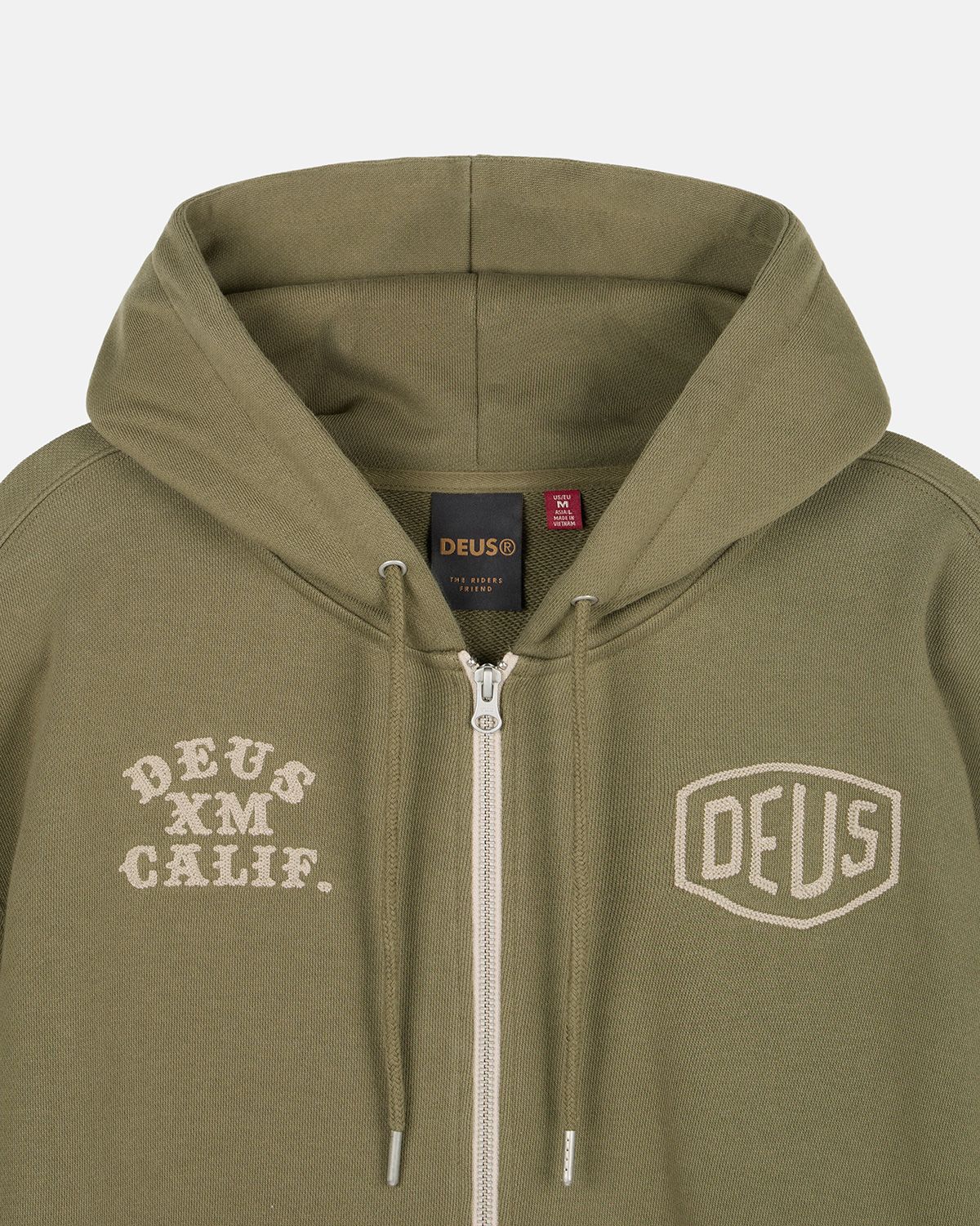 데우스 엑스 마키나(DEUS EX MACHINA) Quick Strike Zip Hoodie_Khaki